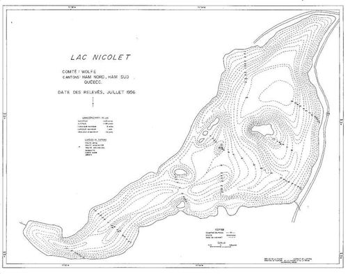 Carte bathymetrique lac nicolet.jpg